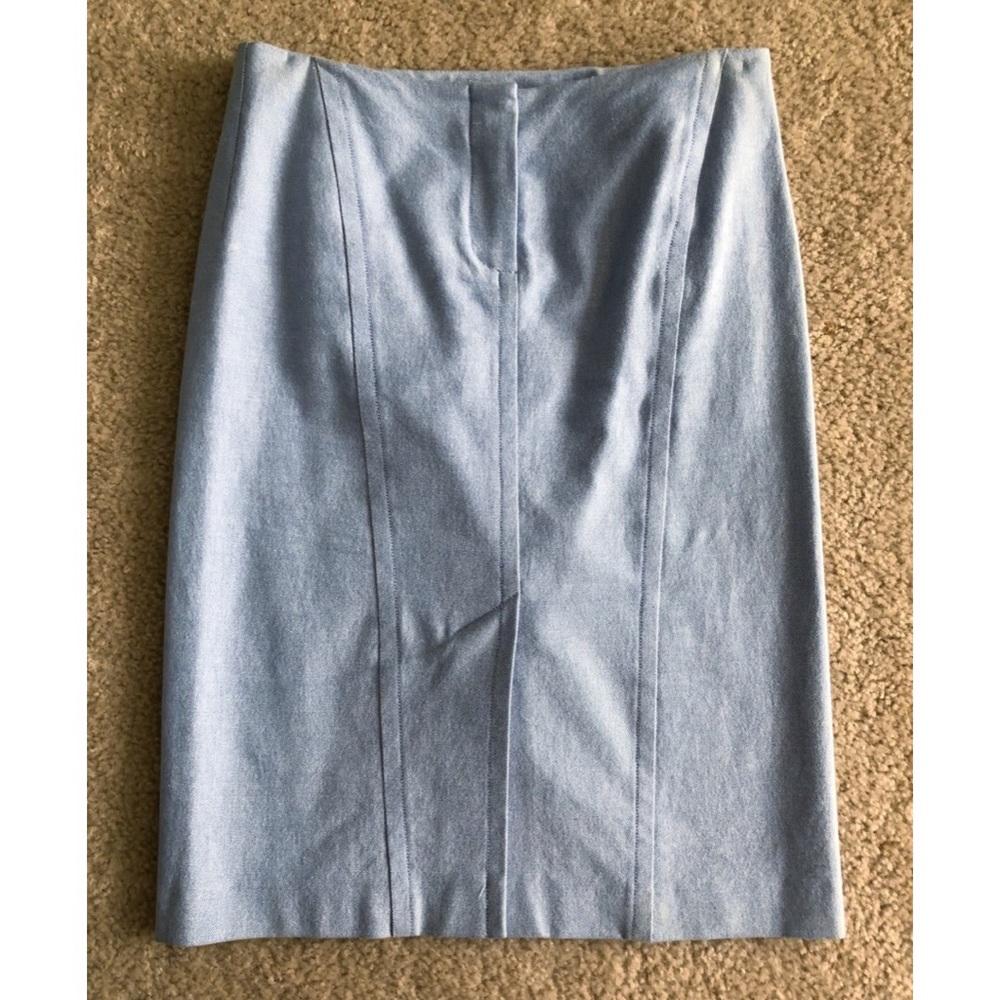Jcrew oxford pencil skirt P4